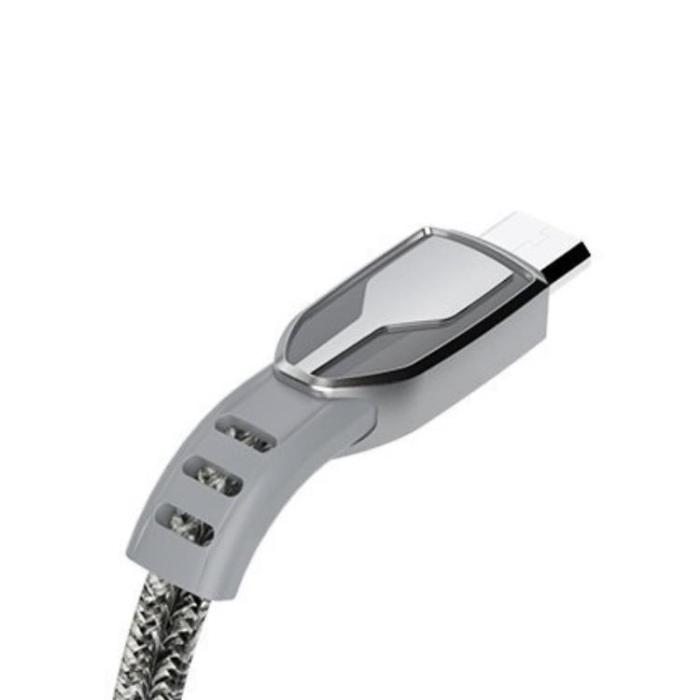 Dudao - Dudao Flätad Micro USB Kabel 1 m - Grå
