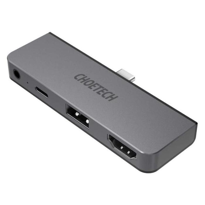 UTGATT1 - Choetech 4in1 USB HUB För Apple iPad Pro USB-C 60W PD - Svart