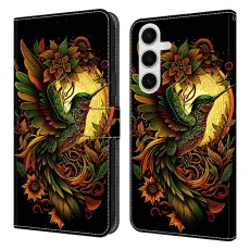 OEM - Samsung Galaxy S26 Fodral Konstl&auml;der M&ouml;nstertryck - Lark