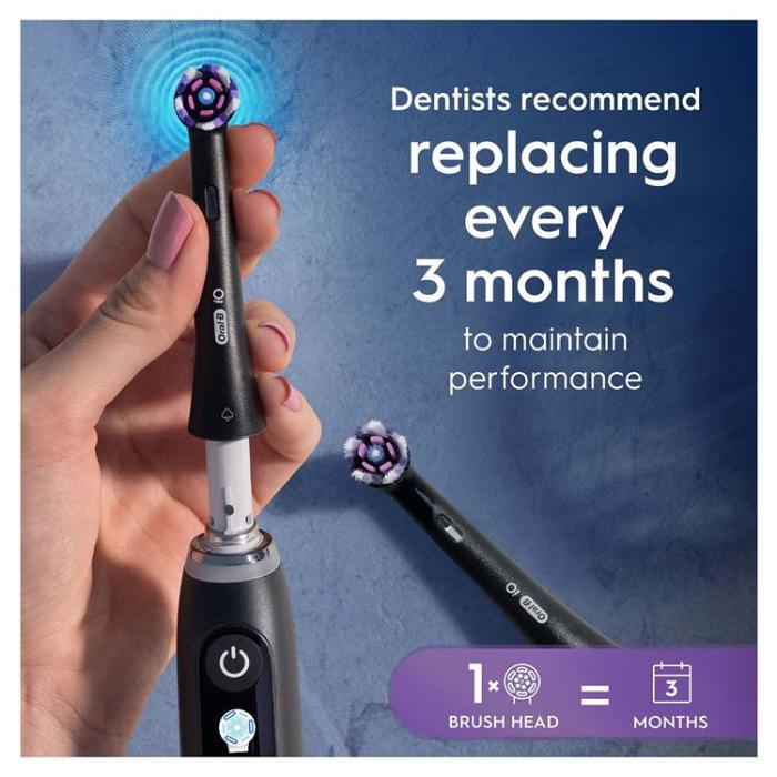 Oral B - Oral B Borsthuvud iO Radiant 3st - Vit-Svart