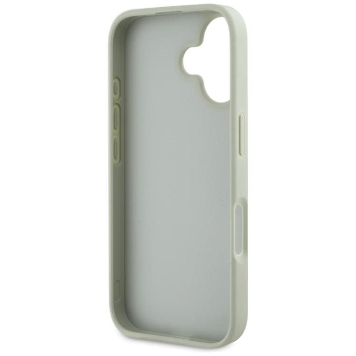 Guess - Guess iPhone 16 Mobilskal Grained Big 4G Small Classic Logo - Grön
