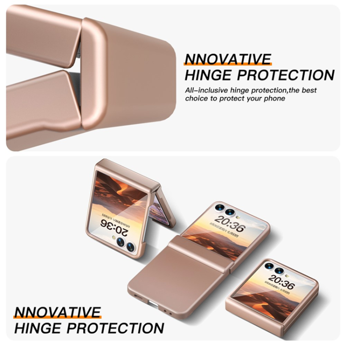 A-One Brand - Galaxy Z Flip7 Mobilskal Hinge Protection - Roséguld