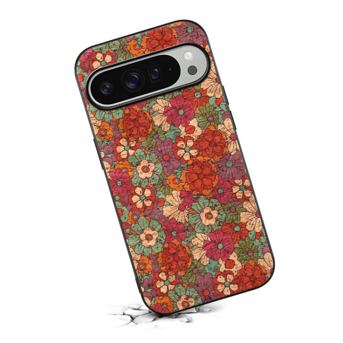 A-One Brand - Google Pixel 10 Pro XL Mobilskal Flower Print - Sommar/Röd