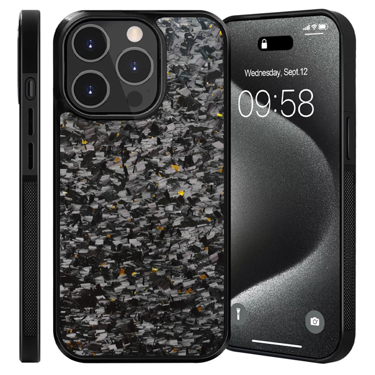 iPhone 14 Pro Max Mobilskal MagSafe Aramid Fiber Forged - Guld (Guld) | 2353 | AlltMobil