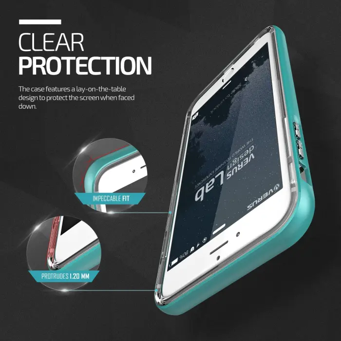 Lific - Verus Crystal Bumper Skal till Apple iPhone 6/6S - Mint