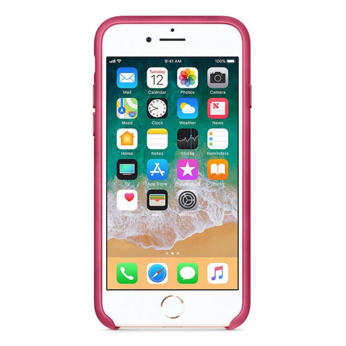 UTGATT5 - APPLE LEATHER CASE IPHONE 8 PINK FUCHSIA