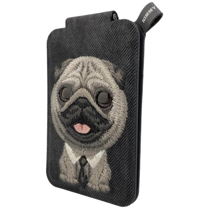 NIMMY - Nimmy MagSafe Korthållare och Mobilställ Big-Eye Cute Pets 2.0 Dog - Svart