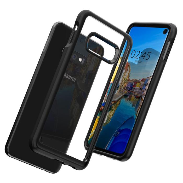 UTGATT4 - SPIGEN Ultra Hybrid Skal till Samsung Galaxy S10E - Svart
