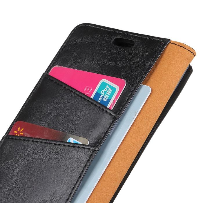 A-One Brand - Vintage Plånboksfodral till Samsung Galaxy S10E - Svart