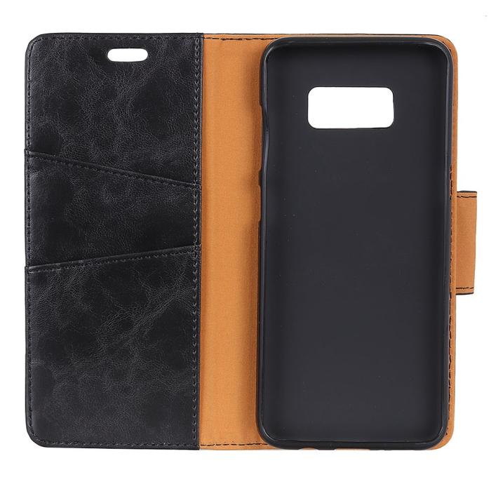 A-One Brand - Vintage Plånboksfodral till Samsung Galaxy S10E - Svart