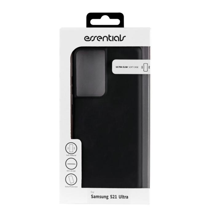 UTGATT1 - Essentials Samsung Galaxy S21 Ultra TPU-skal Svart