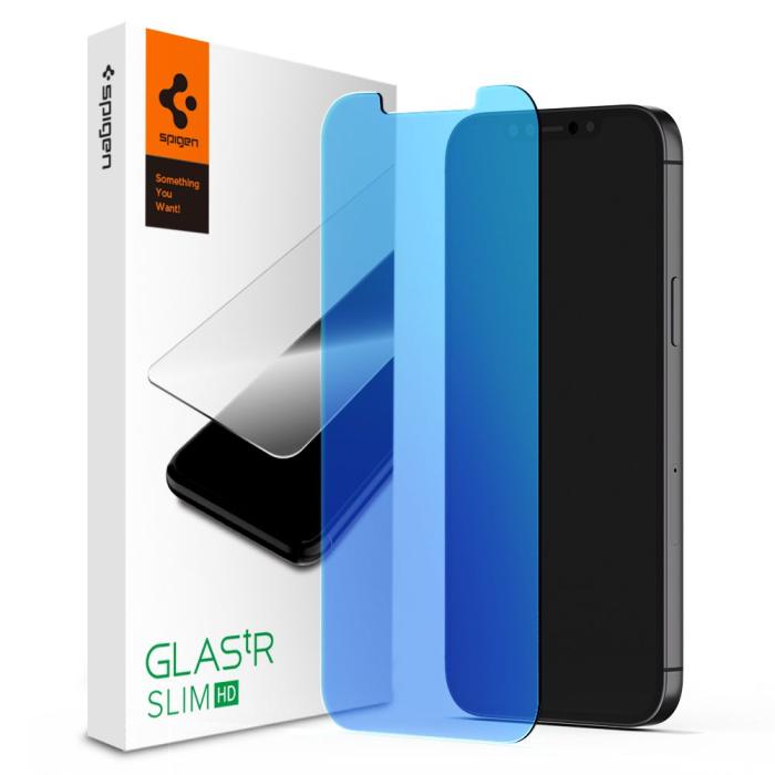 UTGATT5 - SPIGEN Antiblue Härdat Glas.Tr iPhone 12 Pro Max