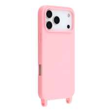 A-One Brand - iPhone 17 Pro Max Mobilskal TPU med Hål för Rem - Rosa