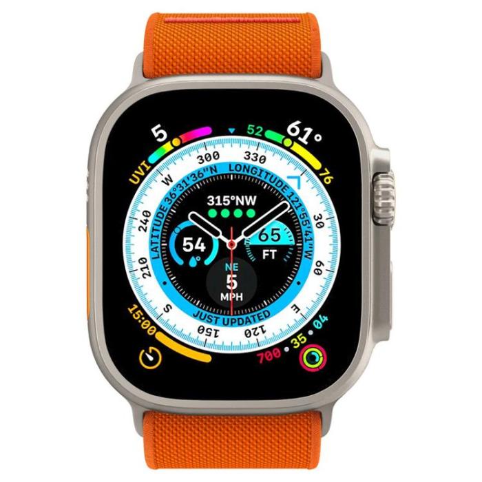 Spigen - Spigen Apple Watch 7/8 (45/49mm) Armband Fit Lite - Orange
