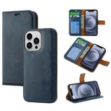 OEM - iPhone 15 Plånboksfodral 2-in-1 Detachable - Blå