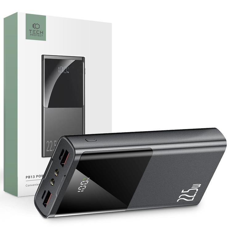 Tech-Protect Power Bank 20000 mAh - Grå | 264 | AlltMobil