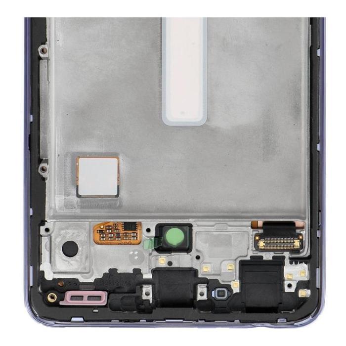 SpareParts - Galaxy A52S 5G Skärm med LCD-display Service Pack Lila