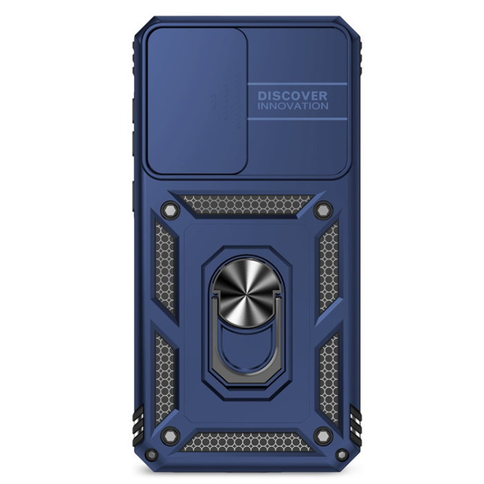 A-One Brand - Galaxy A36/A56 Mobilskal Kickstand PC + TPU - Blå