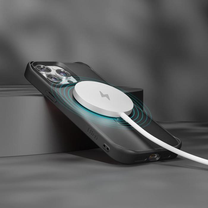Etteri - Etteri iPhone 14 Pro Mobilskal MagSafe Matt Ring - Svart