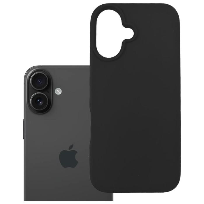 3MK - 3MK iPhone 16 Mobilskal MagSafe Silikon Hardy - Grafit