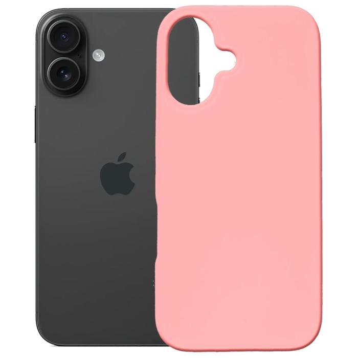 3MK - 3MK iPhone 16 Mobilskal MagSafe Silikon Hardy - Rosa