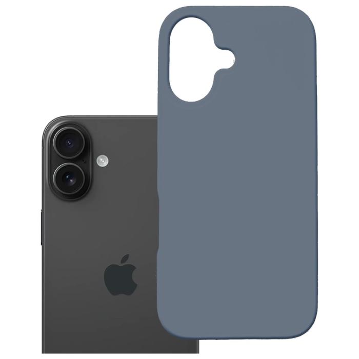 3MK - 3MK iPhone 16 Mobilskal MagSafe Silikon Hardy - Ultramarin