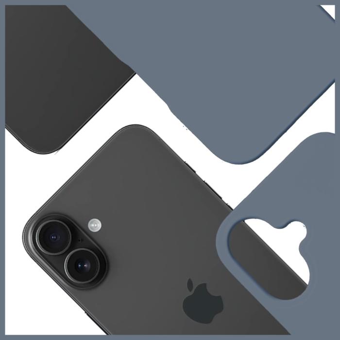 3MK - 3MK iPhone 16 Mobilskal MagSafe Silikon Hardy - Ultramarin
