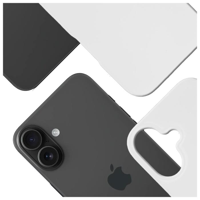 3MK - 3MK iPhone 16 Mobilskal MagSafe Silikon Hardy - Vit