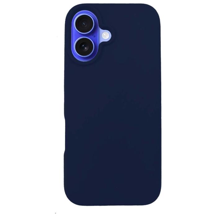 3MK - 3MK Mobilskal till iPhone 16 Plus 6.7 Silikon - Marinblå