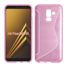 OEM - Flexicase Mobilskal till Samsung Galaxy A6 Plus (2018) - Rosa