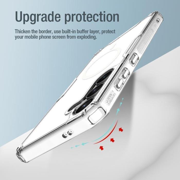 Nillkin - Nillkin Galaxy S24 Mobilskal Magsafe Nature Pro Armored - Vit