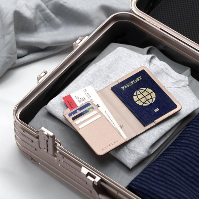 Satechi - Satechi FindAll Passfodral i vegansk läder med Find My Tracker