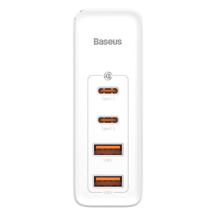 BASEUS - Baseus GaN2 Pro Fast Väggladdare USB Type-C 100W - Vit