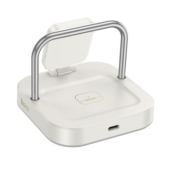 Hoco - Hoco 3in1 Trådlös Laddare Apple Watch, iPhone, Airpods 5W 3A