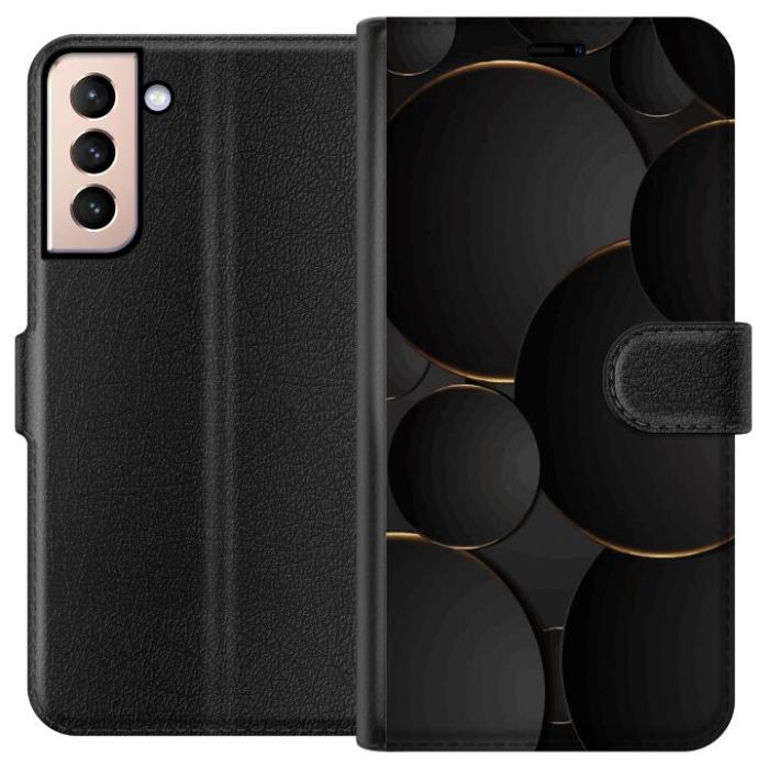 iSecrets - Plånboksfodral till Samsung Galaxy S21 med Lyxig Cirklar