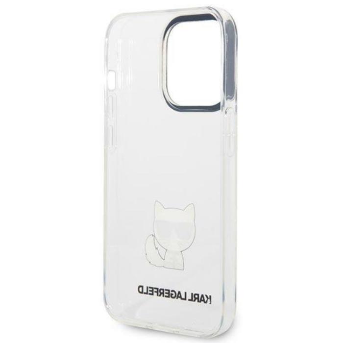 KARL LAGERFELD - Karl Lagerfeld iPhone 14 Pro Max Skal Transparent Choupette Body