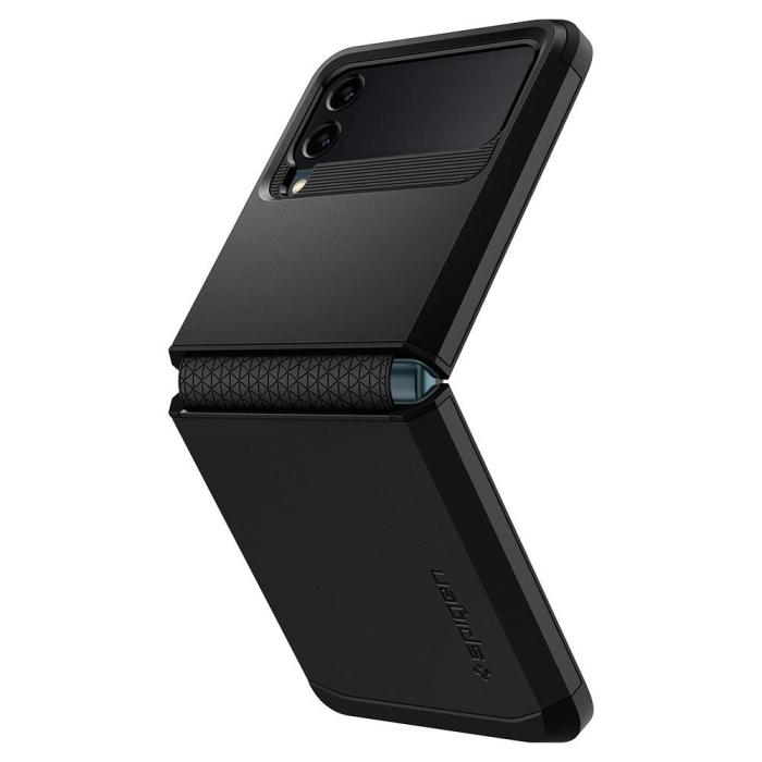 UTGATT1 - Spigen Mobilskal Tough Armor Galaxy Z Flip 3 - Svart