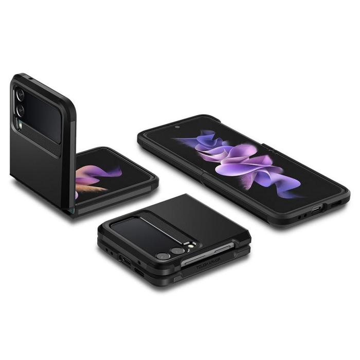 UTGATT1 - Spigen Mobilskal Tough Armor Galaxy Z Flip 3 - Svart