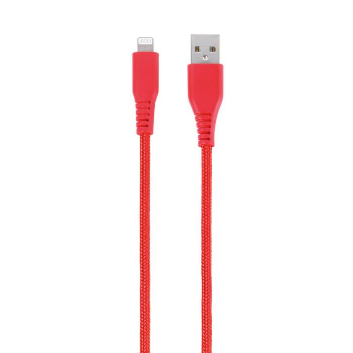 UTGATT1 - Vivanco Longlife Lightning kabel MFI 2.5m - Röd