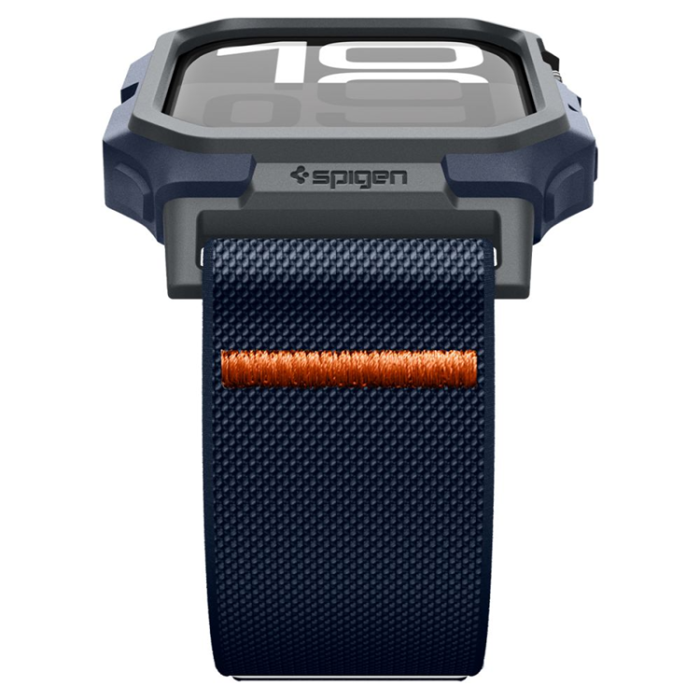 Spigen - Spigen Apple Watch 10 (46mm) Armband Lite Fit Pro - Marinblå