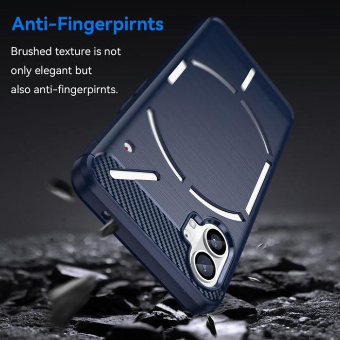 A-One Brand - Nothing Phone 1 Skal Carbon Fiber - Blå