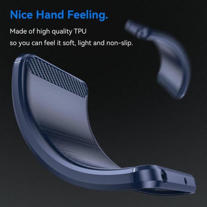 A-One Brand - Nothing Phone 1 Skal Carbon Fiber - Blå
