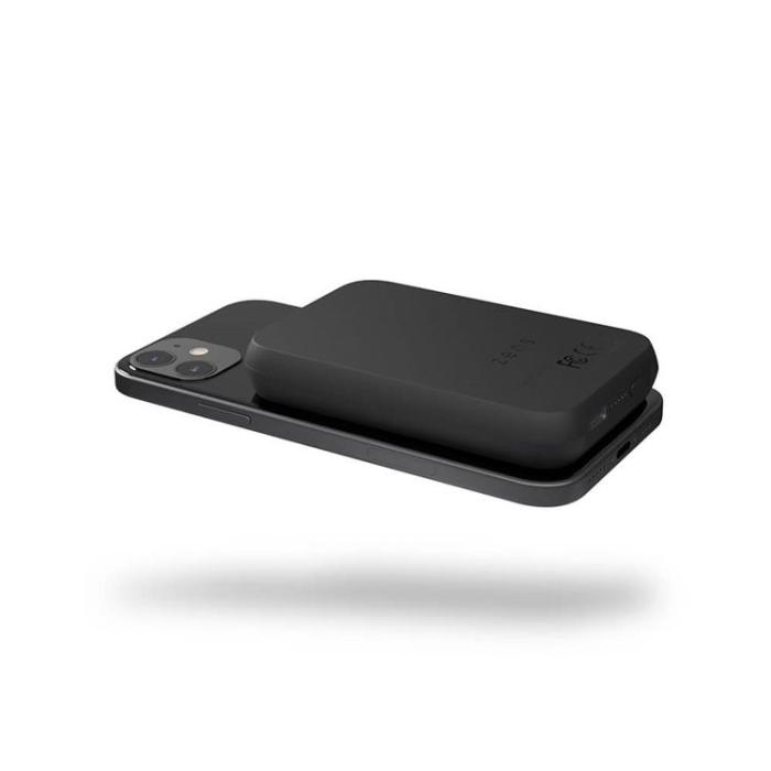 ZENS - ZENS Magnetisk Magsafe Qi Powerbank One Side 4000 mAh - Svart