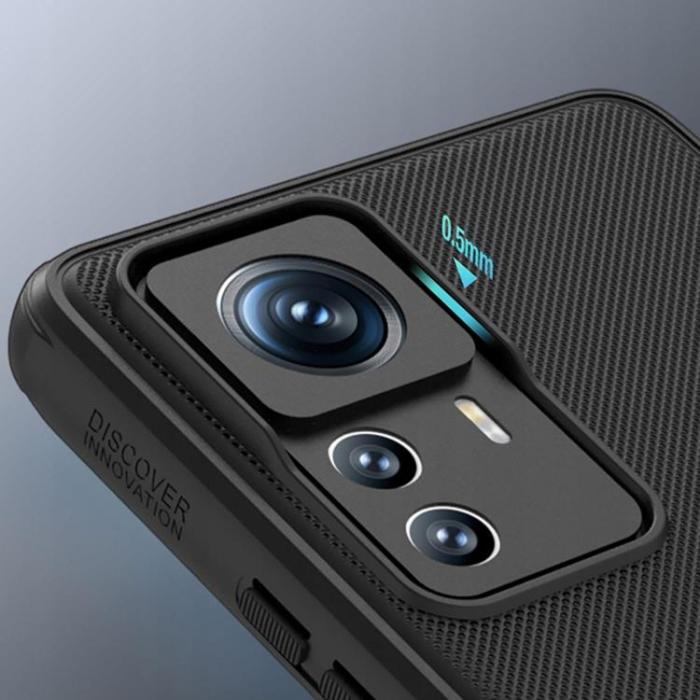 Nillkin - Nillkin Xiaomi 12T Pro Skal Frosted Shield - Svart