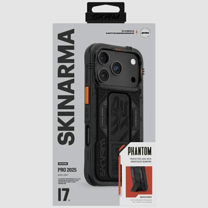 Skinarma - Skinarma iPhone 17 Pro Mobilskal MagSafe Phantom - Svart