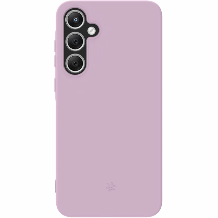 Celly - Celly Galaxy A35 5G Mobilskal Soft Rubber - Rosa