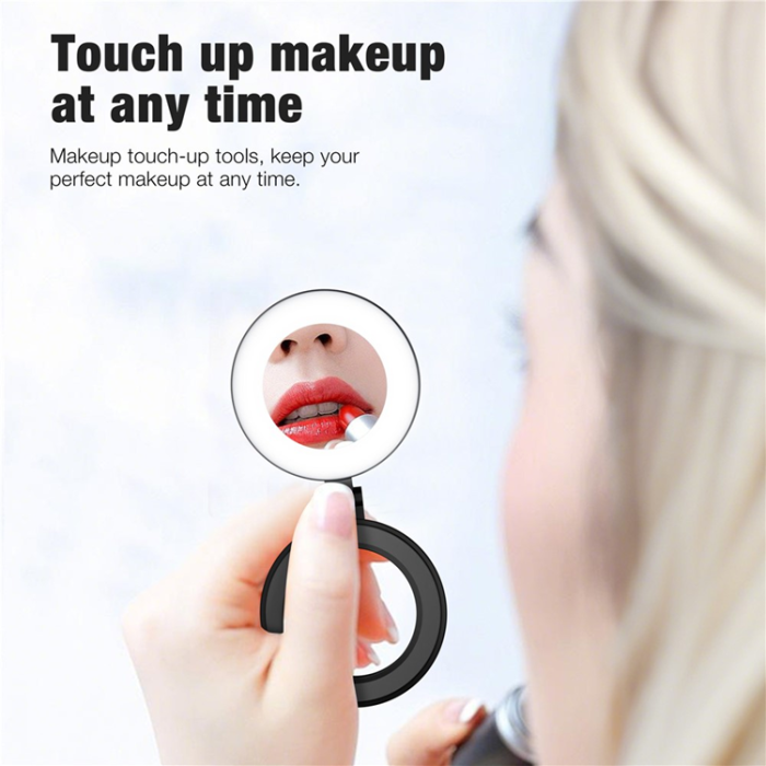 OEM - Magnetisk Mobil Ringlampa, Dimbar för Fotografering/Sminkning H22B