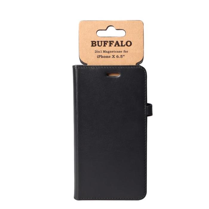 BUFFALO - BUFFALO äkta läder Mobilfodral iPhoneXs Max 6.5