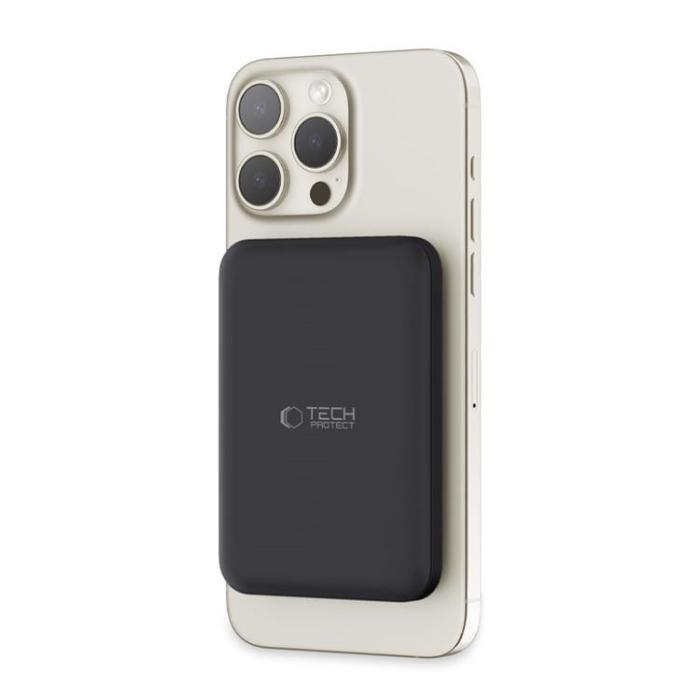Tech-Protect - Magsafe Powerbank 5000mah PB10 LifeMag - Svart