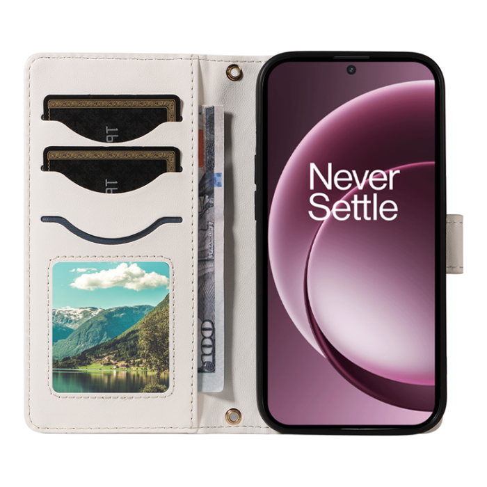 A-One Brand - OnePlus 15 5G Plånboksfodral Rhombus Konstläder